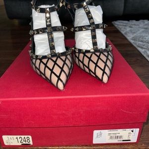 Valentino Rockstud Strap Pumps